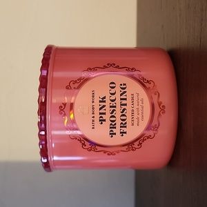 Bath & Body Works Pink Prosecco Frosting 3 Wick Candle